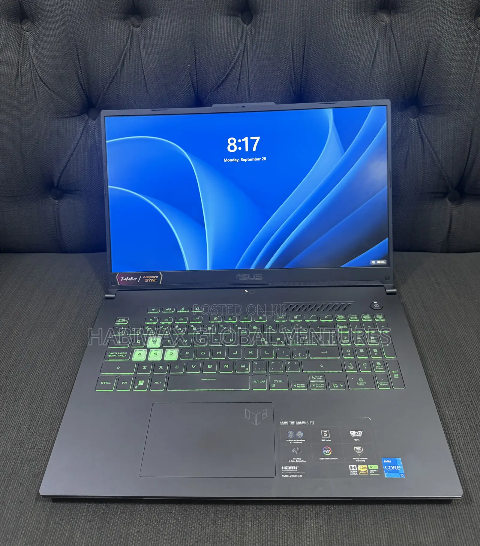 Laptop Asus TUF Gaming F17 16GB Intel Core i5 SSD 512GB