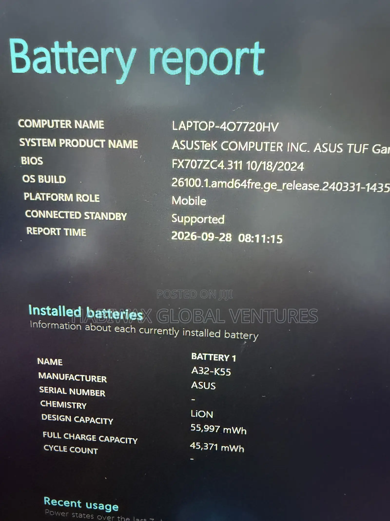 Laptop Asus TUF Gaming F17 16GB Intel Core i5 SSD 512GB