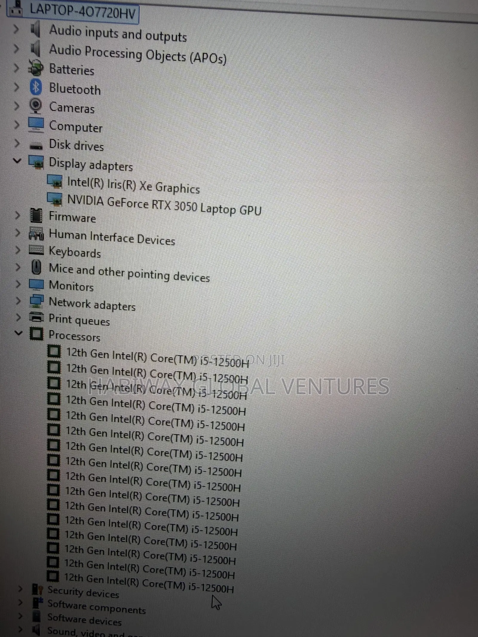 Laptop Asus TUF Gaming F17 16GB Intel Core i5 SSD 512GB