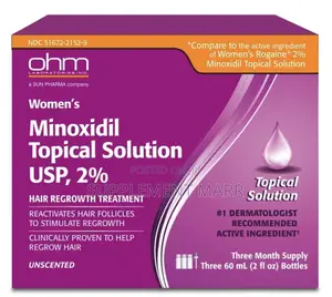 Minoxidil Women’s 2% Solution, Hair Thinning Treatment
