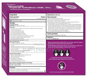 Minoxidil Women’s 2% Solution, Hair Thinning Treatment