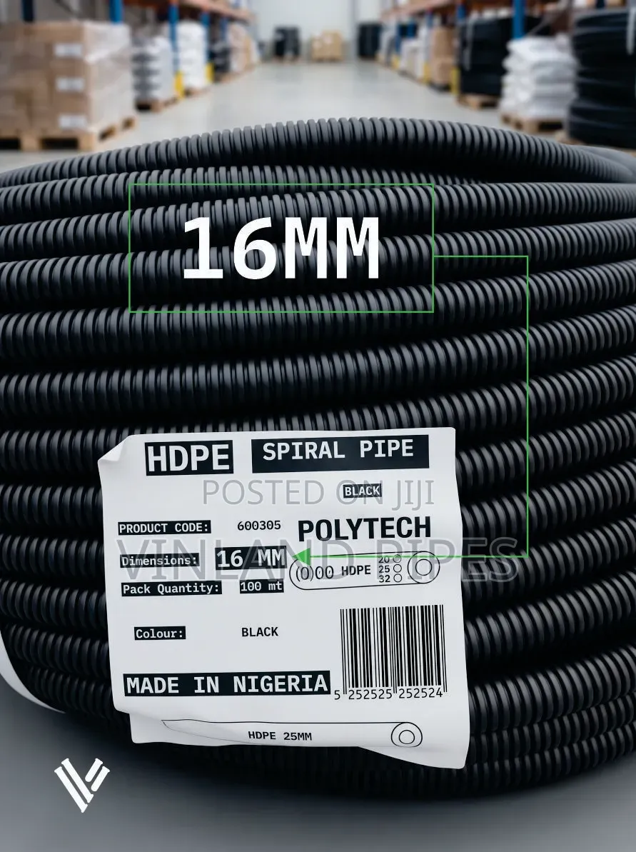 Vinland HDPE Spiral Pipes for Solar Installations