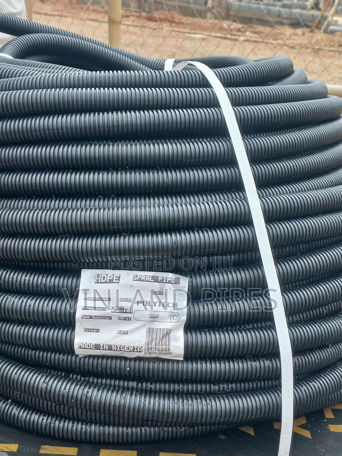 Vinland HDPE Spiral Pipes for Solar Installations