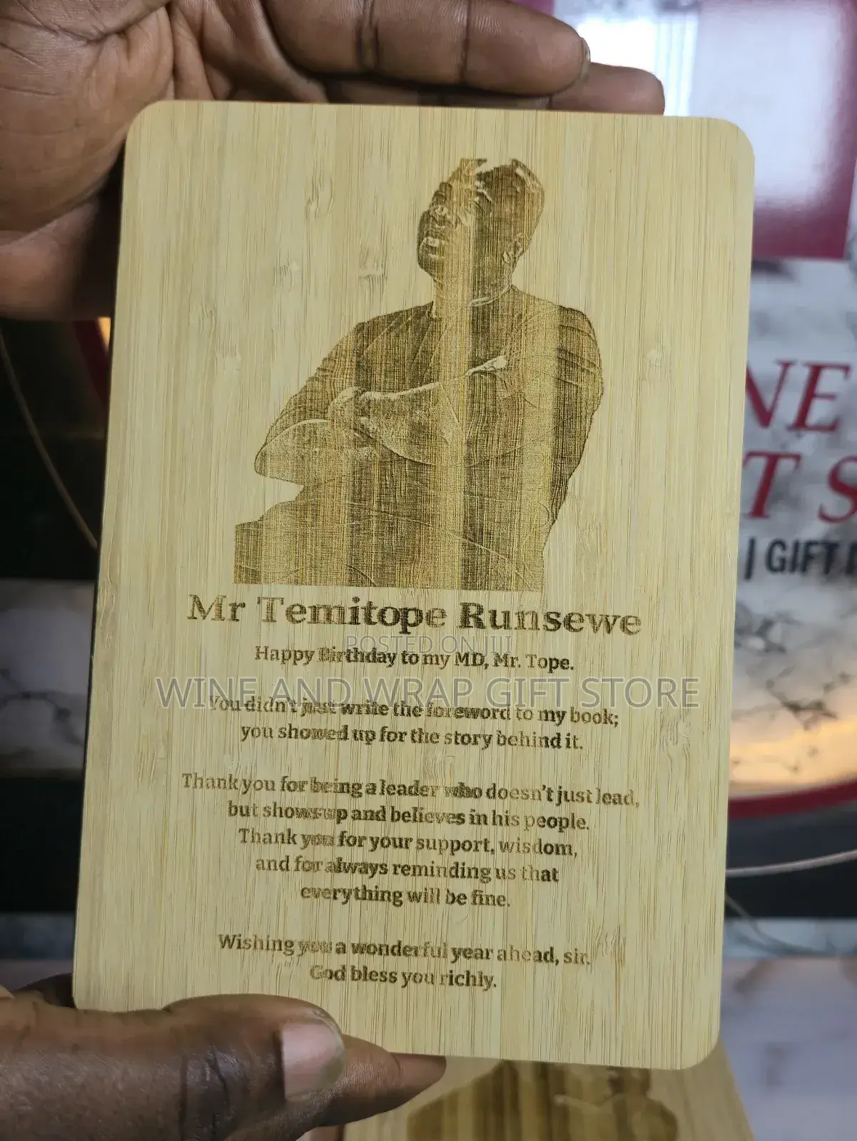 Engraved Wooden Items