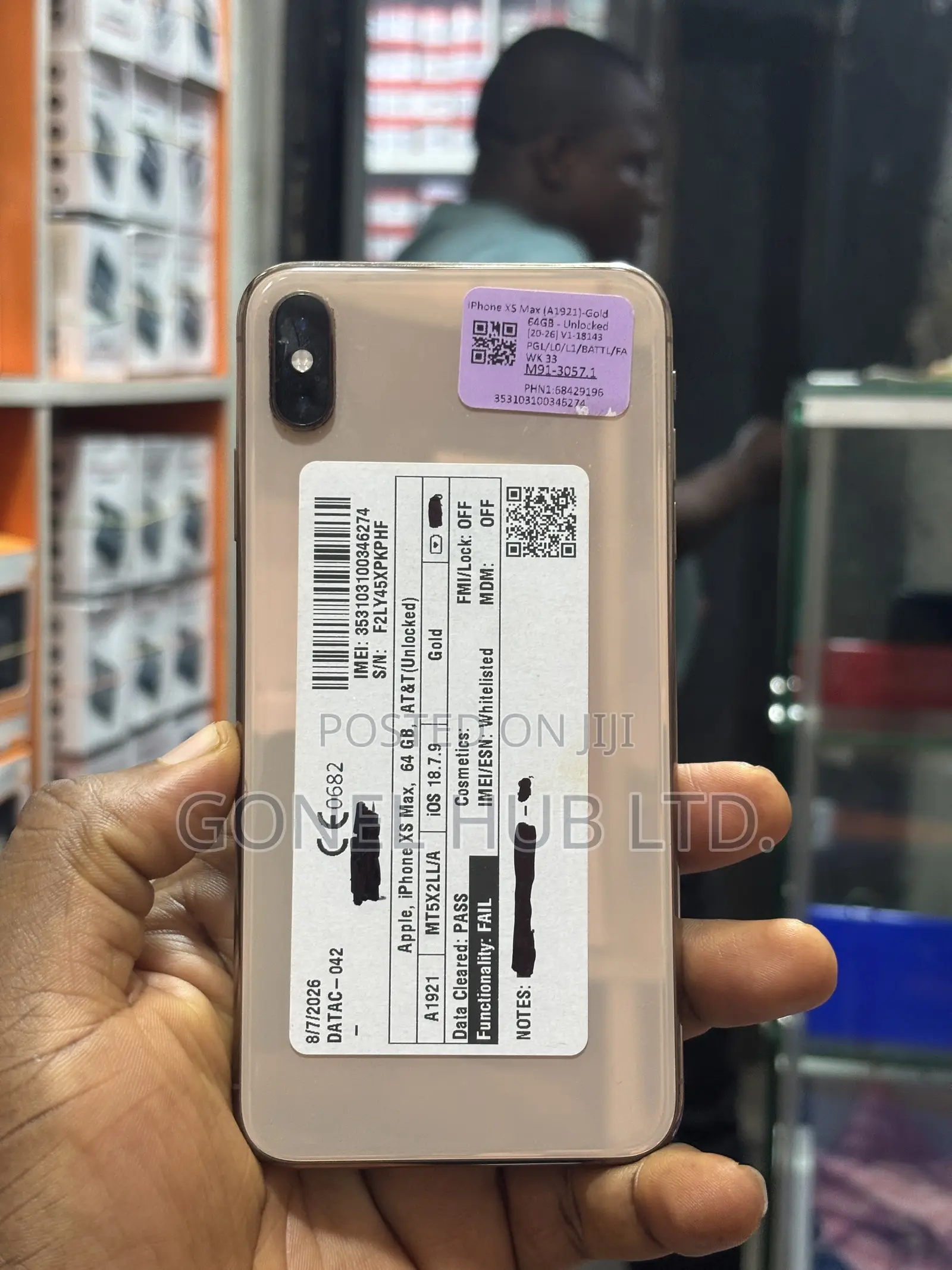 Apple iPhone XS Max 64 GB Gold