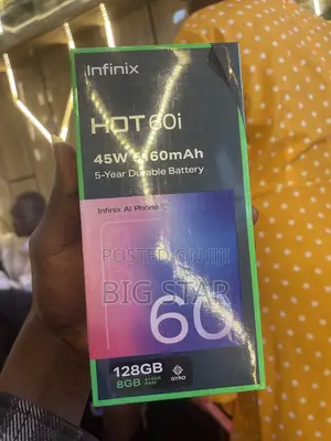 New Infinix Hot 60i 128 GB Silver
