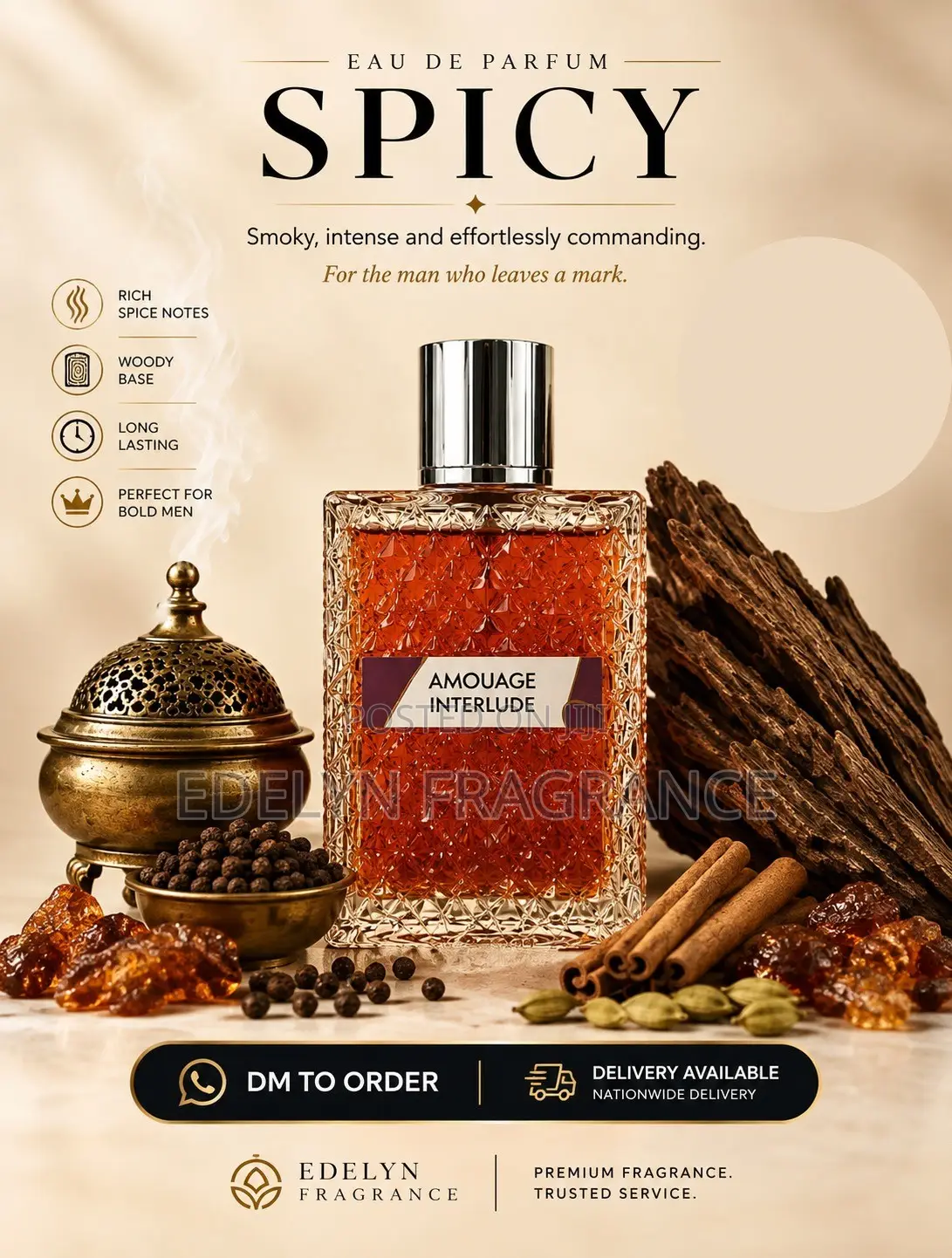 Amouage Interlude Perf/ Perfume Oil/ Perfume