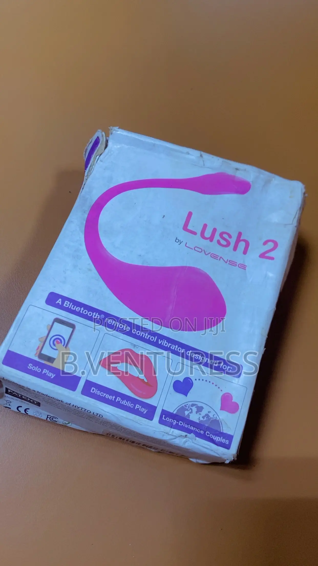 Lovense Lush 2 Bluetooth Remote Control Vibrator.