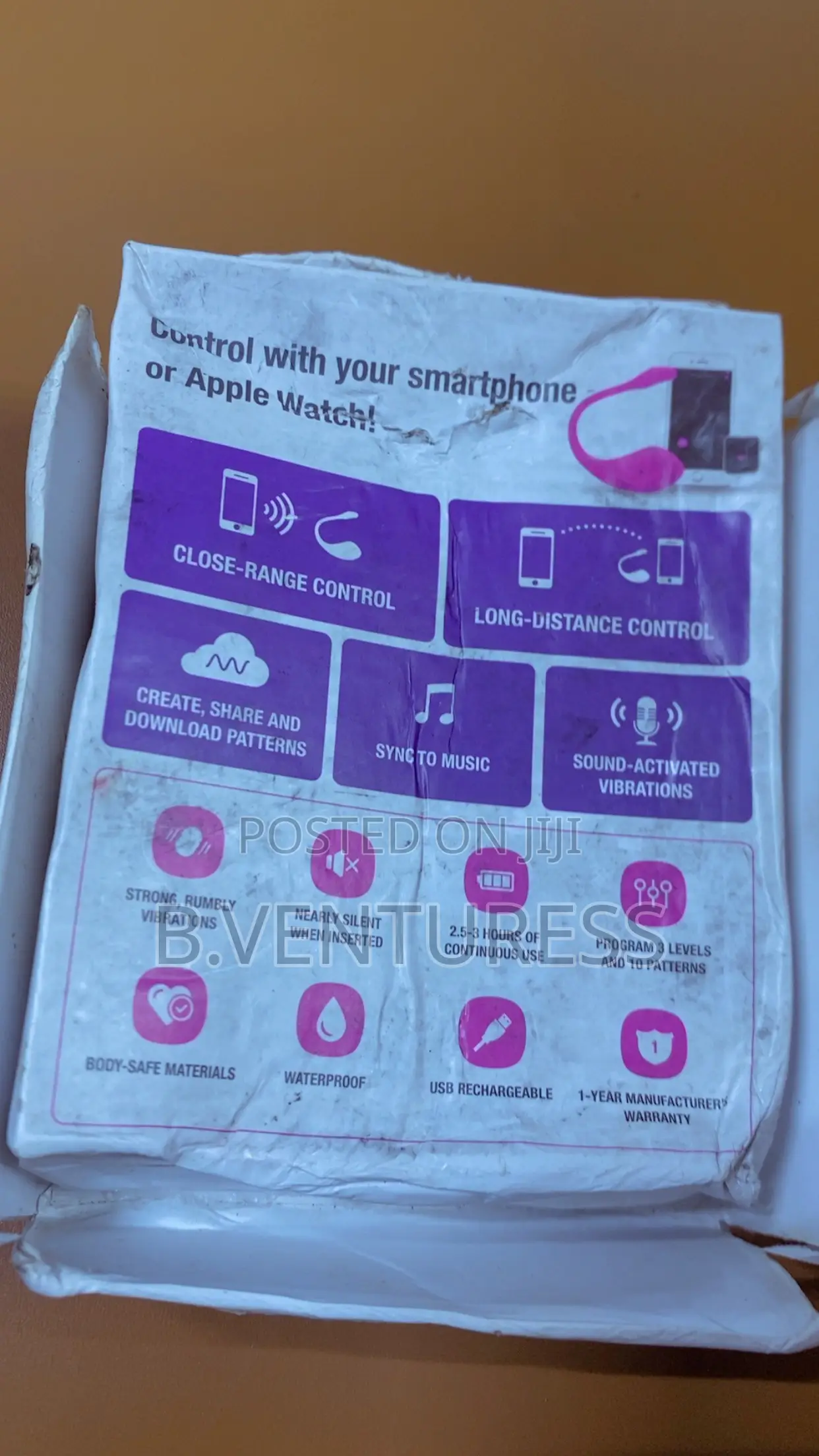 Lovense Lush 2 Bluetooth Remote Control Vibrator.