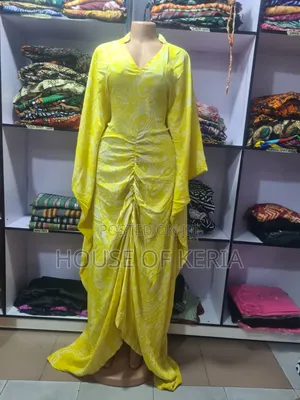 Adire-Crepe Bubu Gown