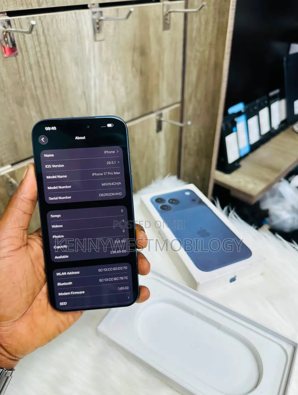 Apple iPhone 17 Pro Max 256 GB Blue