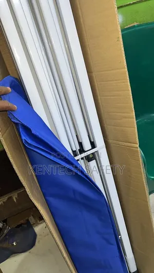 3x3 Gazebo Mobile Tent Blue Top and Sides