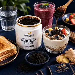 Honey Infused With Black Seed Powder 400ml