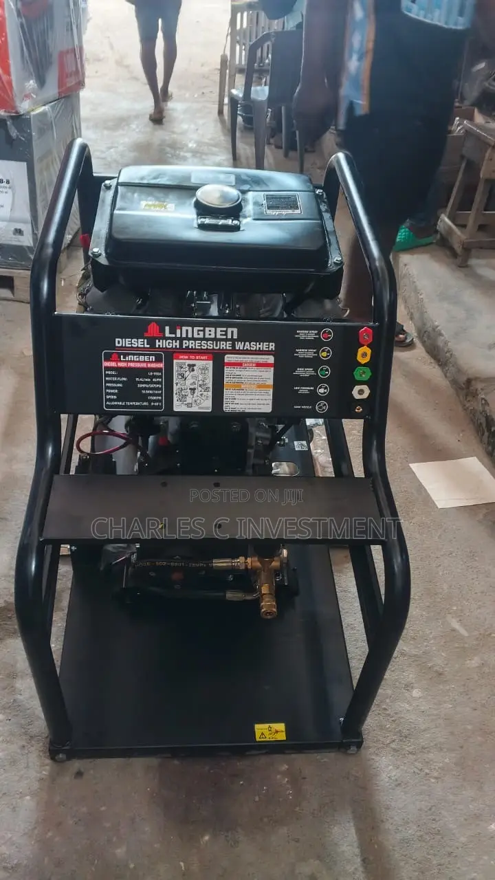 5075 PSI Lingben 14HP Diesel High Pressure Washer