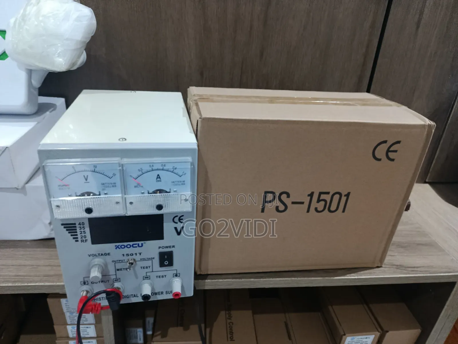 Ps-1501 (1501t) Digital/Analog Dc Regulated Power Supply, 0–15v 0–1a