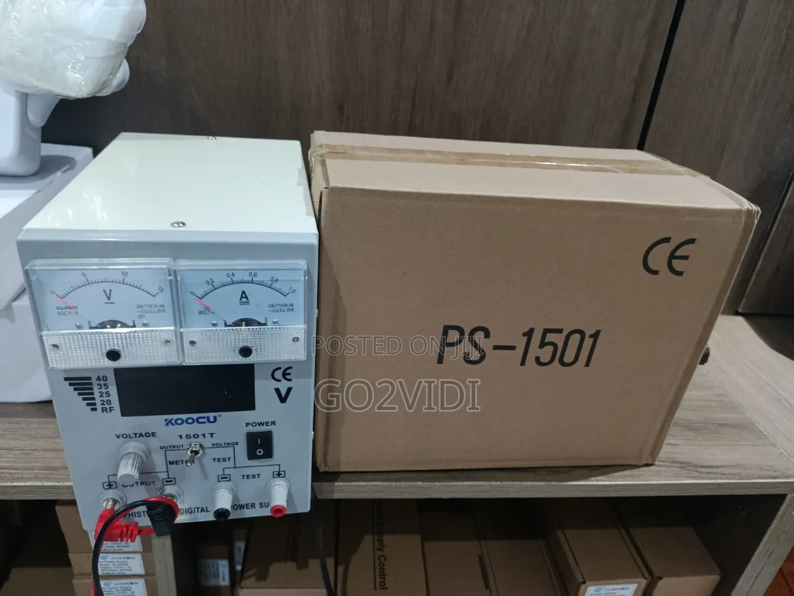 Ps-1501 (1501t) Digital/Analog Dc Regulated Power Supply, 0–15v 0–1a