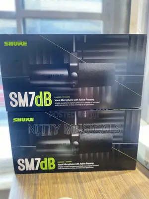 SM7DB Shure Cardioid Dynamic Vocal Microphone
