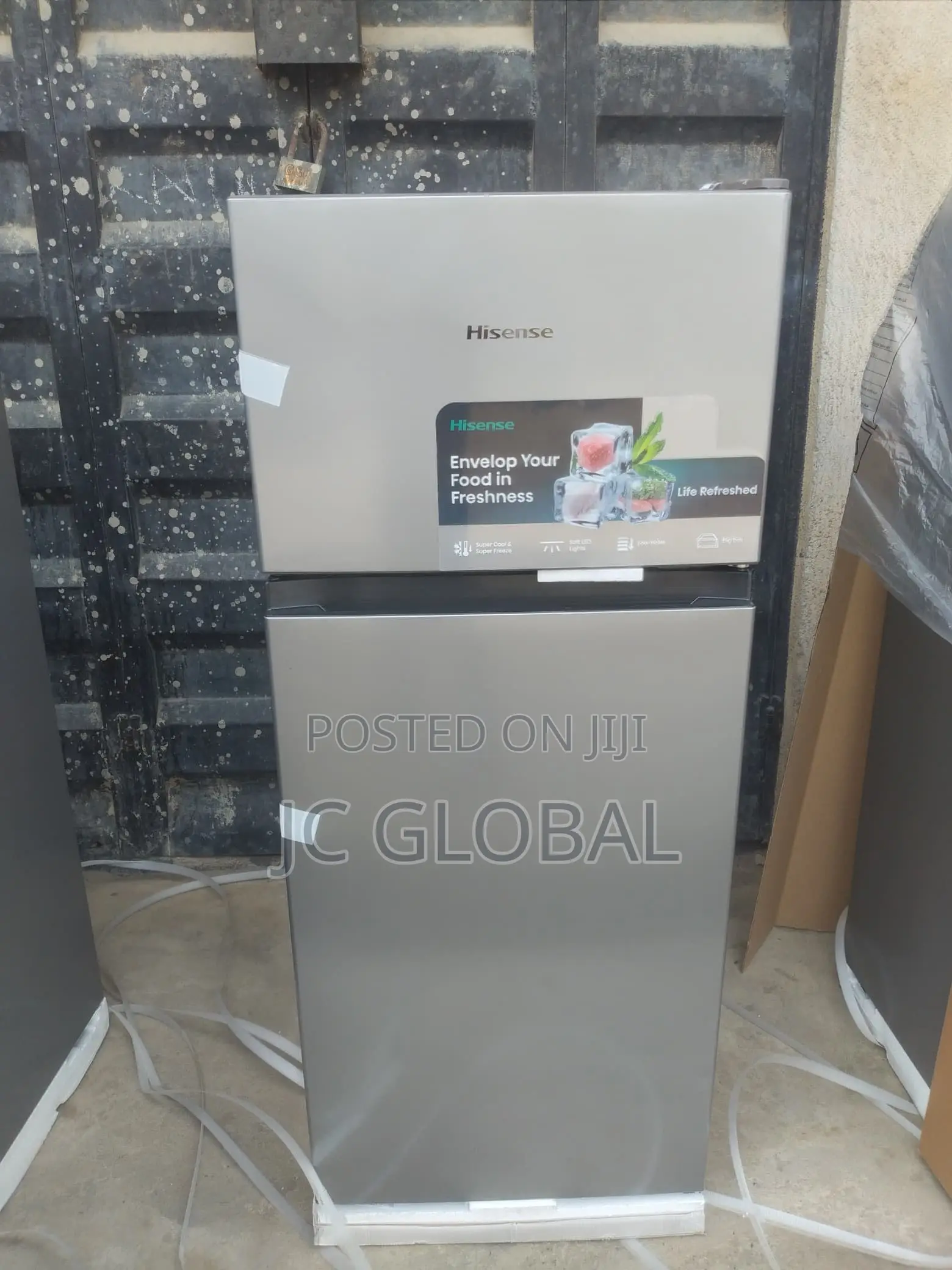 Original Hisense Double Doors Refrigerator