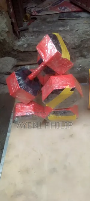 5kg10kg Pair Concrete Dumbbells Strong Hexagonal No BREAK