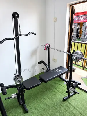 New Weight Bench With Latpull and 50kg Weight