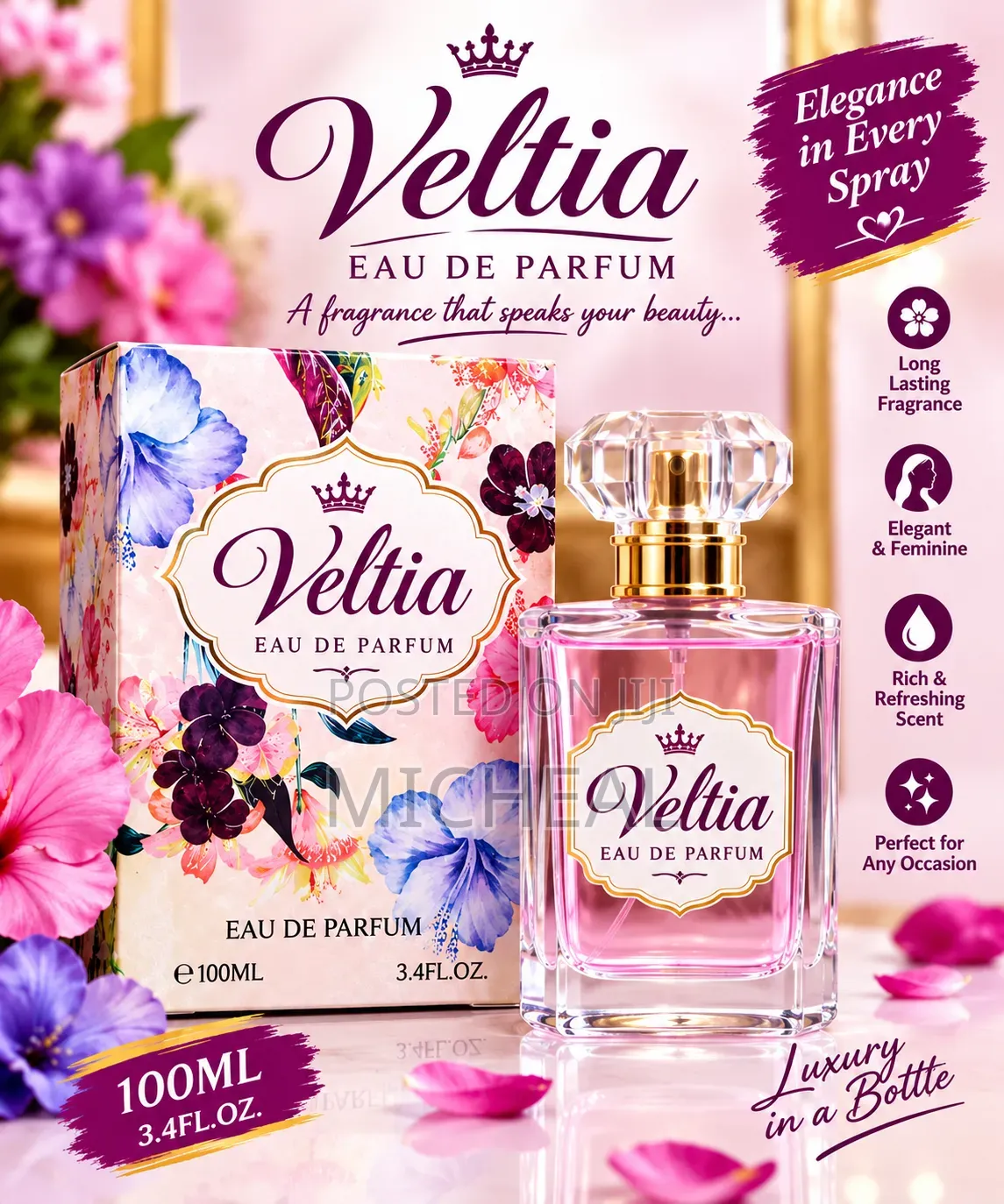 Veltia Eau De Parfum for Her - 100ml