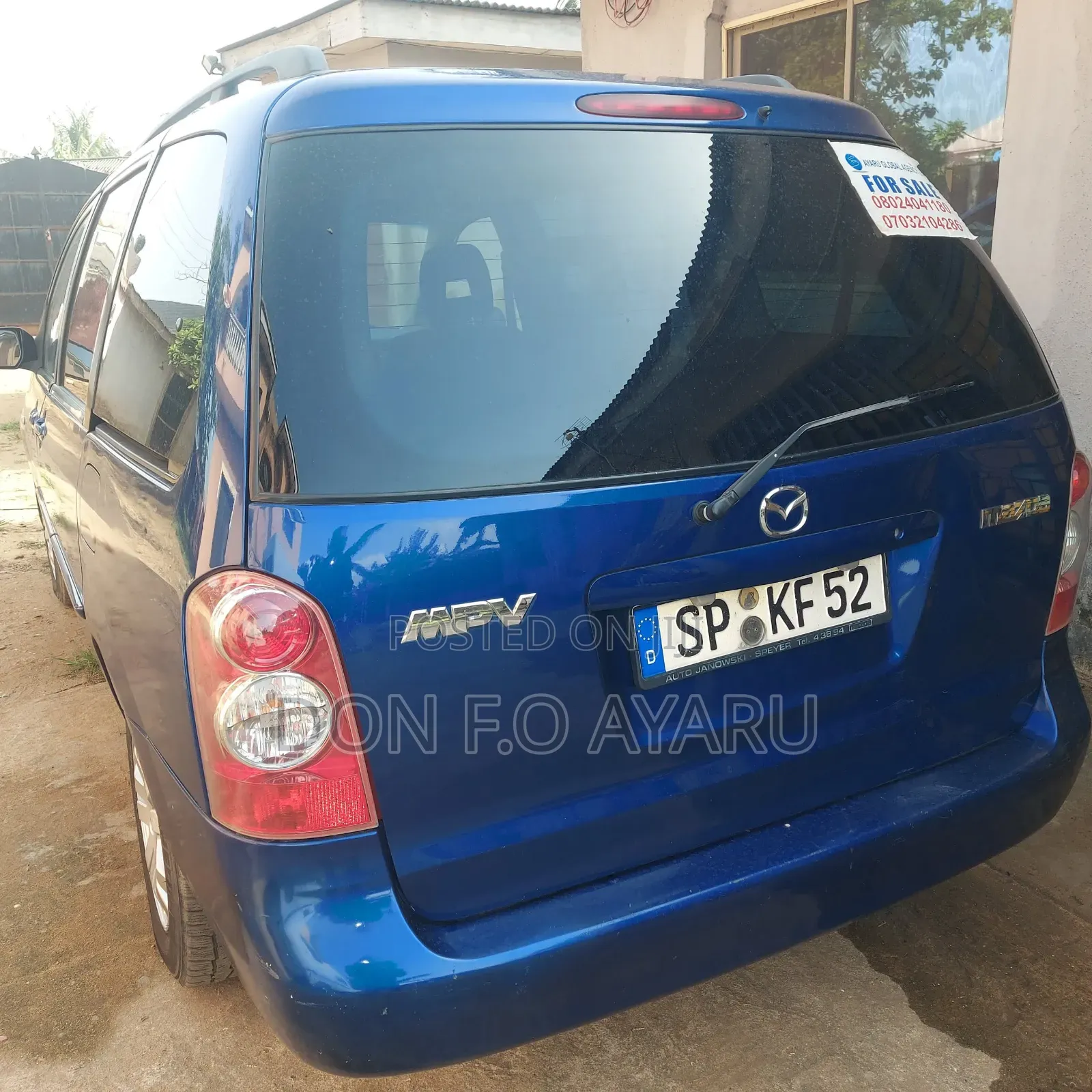 Mazda MPV 2006 Blue