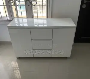 Modern Gloss White Storage Cabinet / Sideboard