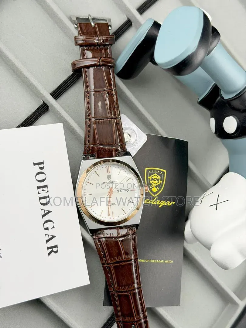 Poedagar Leather Watch