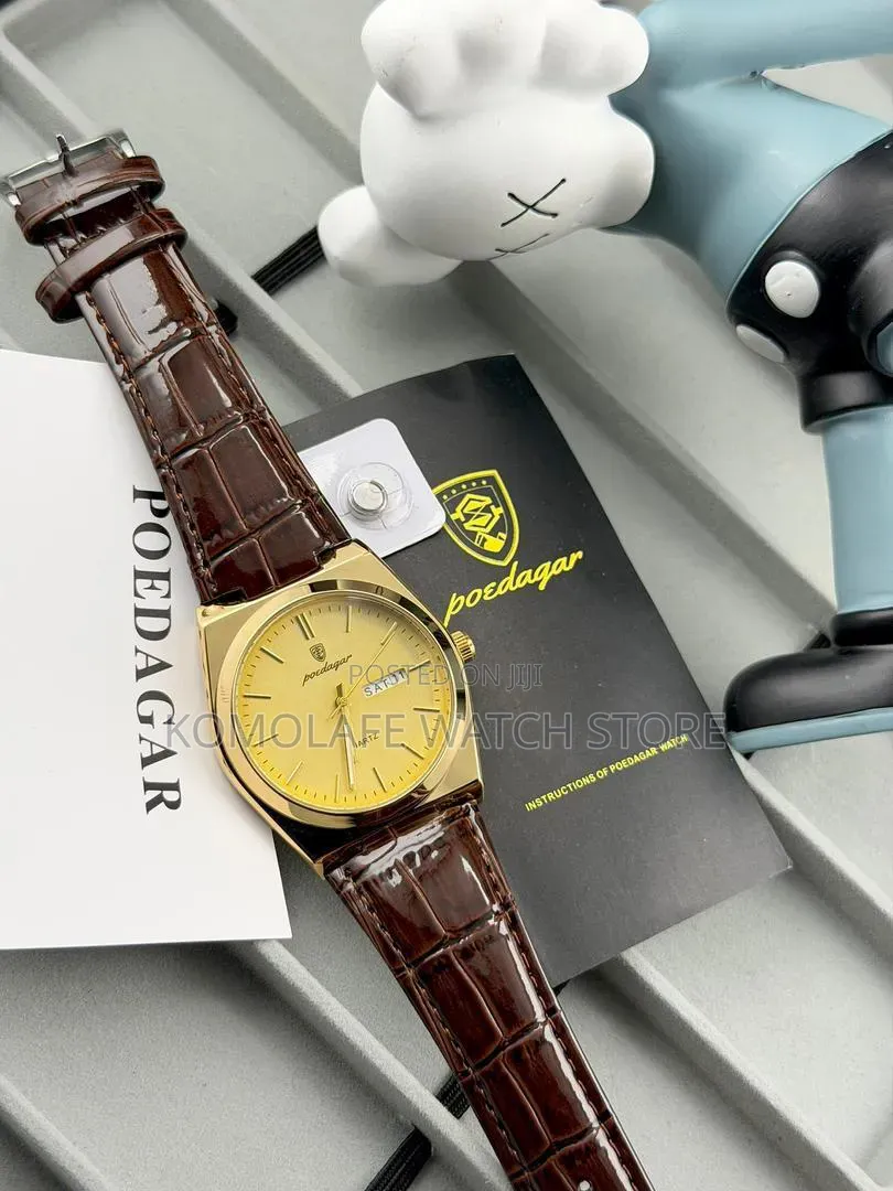 Poedagar Leather Watch