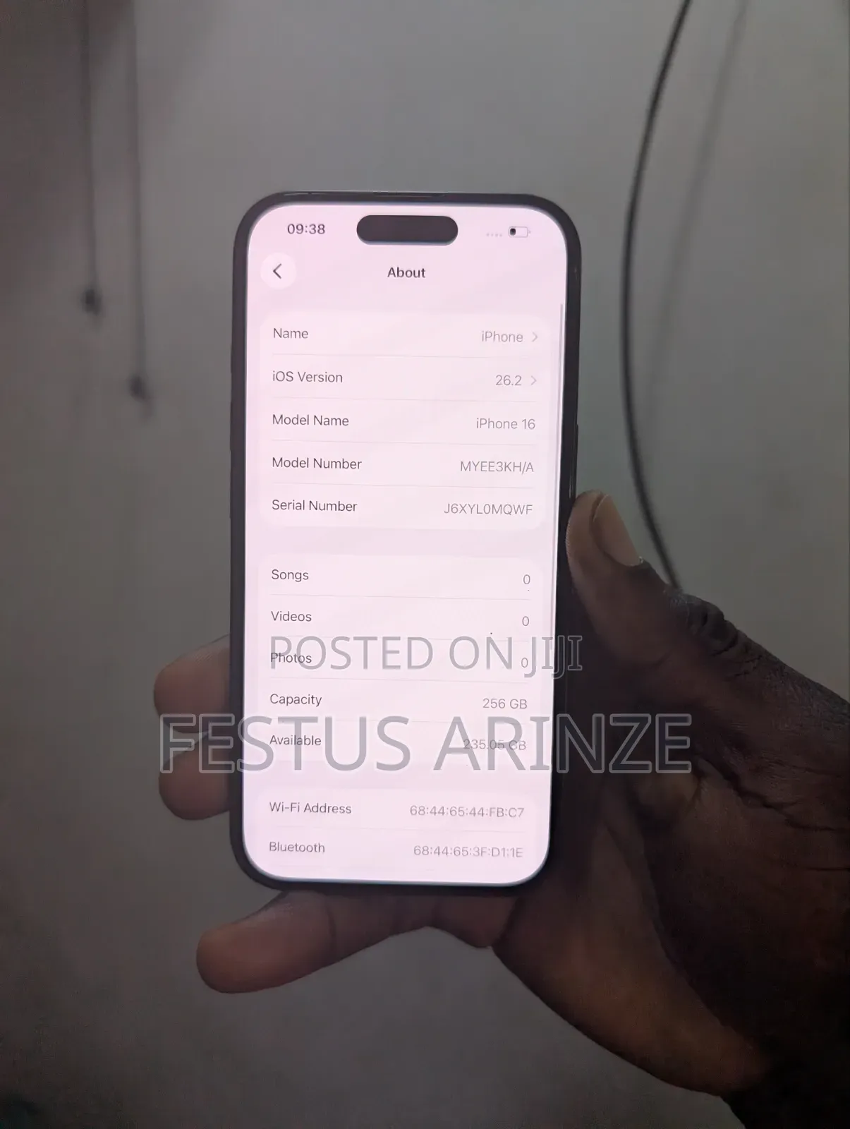 Apple iPhone 16 256 GB Black