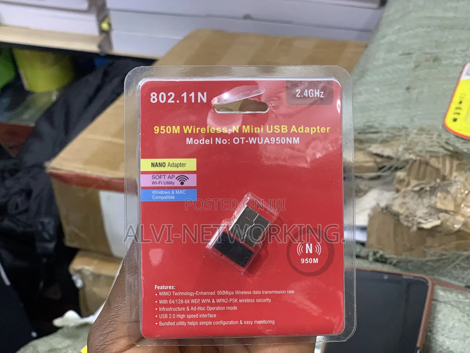 950m Wireless -N Mini USB Adapter