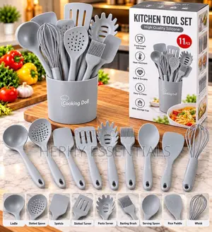 Full Silicon Cooking Spoon Kitchen Utensils