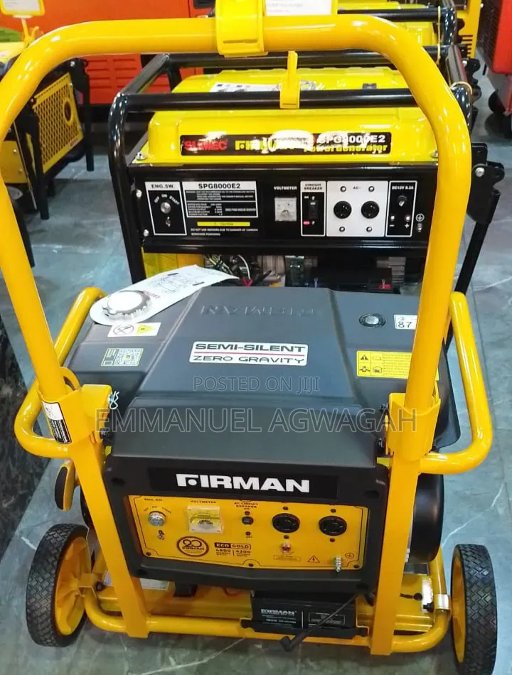Generator Ecogold Firman Ecogold 
100% Copper 
4.3kva