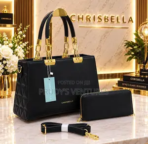 Chris Bella 2 in 1 Quality Leather Handbag