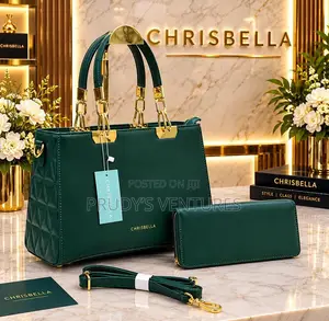 Chris Bella 2 in 1 Quality Leather Handbag