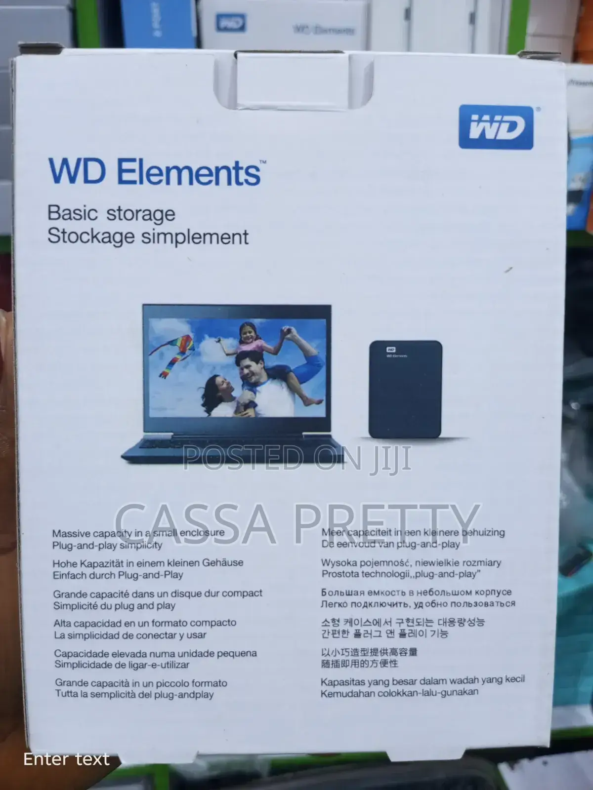 WD Elements Portable External Hard Drive