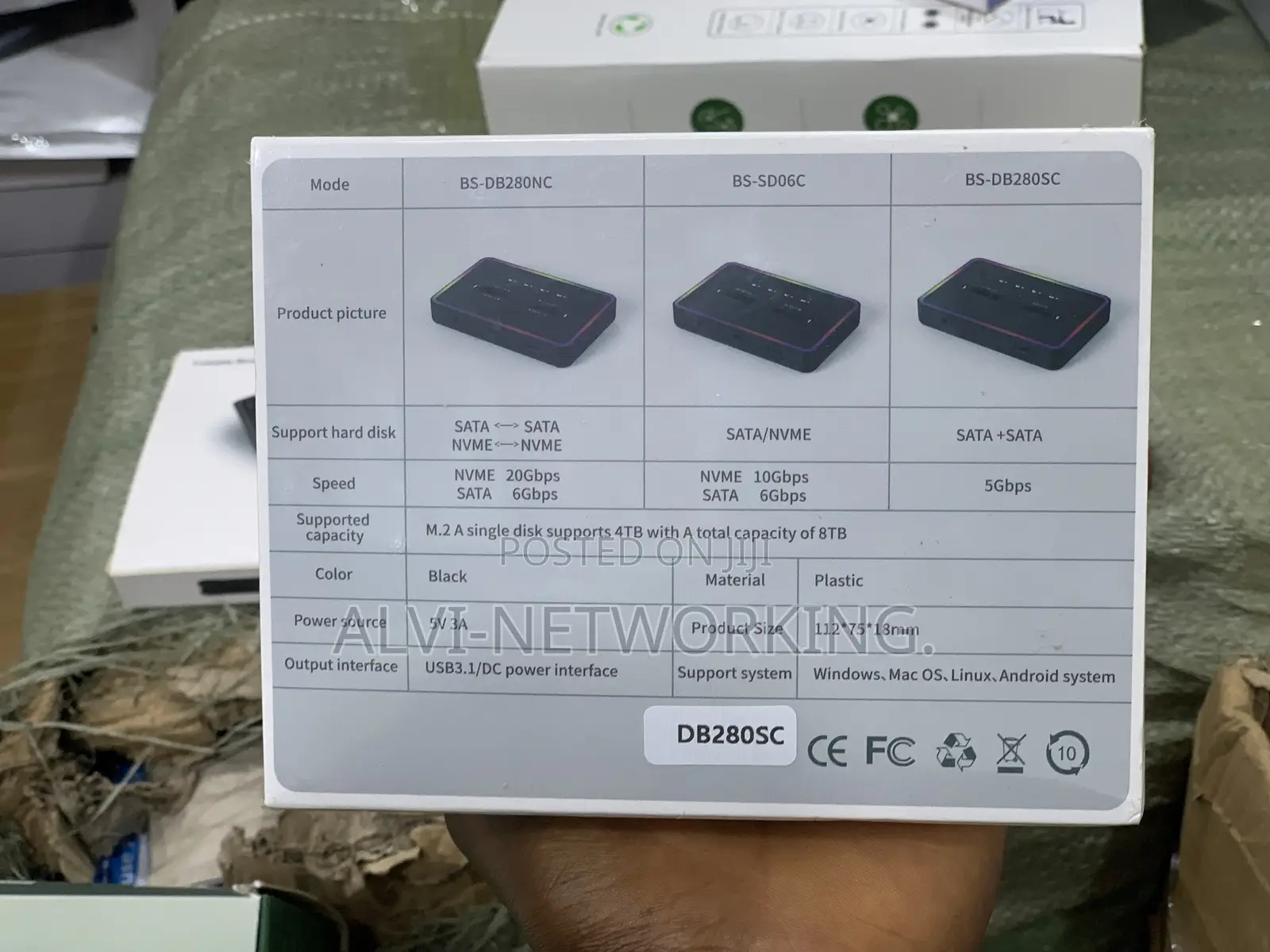 Dual M.2 SSD Docking Station
