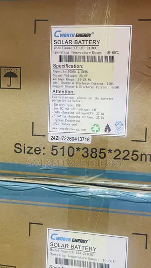 100ah Cworth Energy Lithium Battery