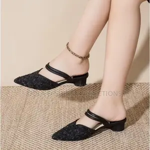 Women Pointed Toe Shoes Comfortable Slip-on Casual Outdoor Sandals
