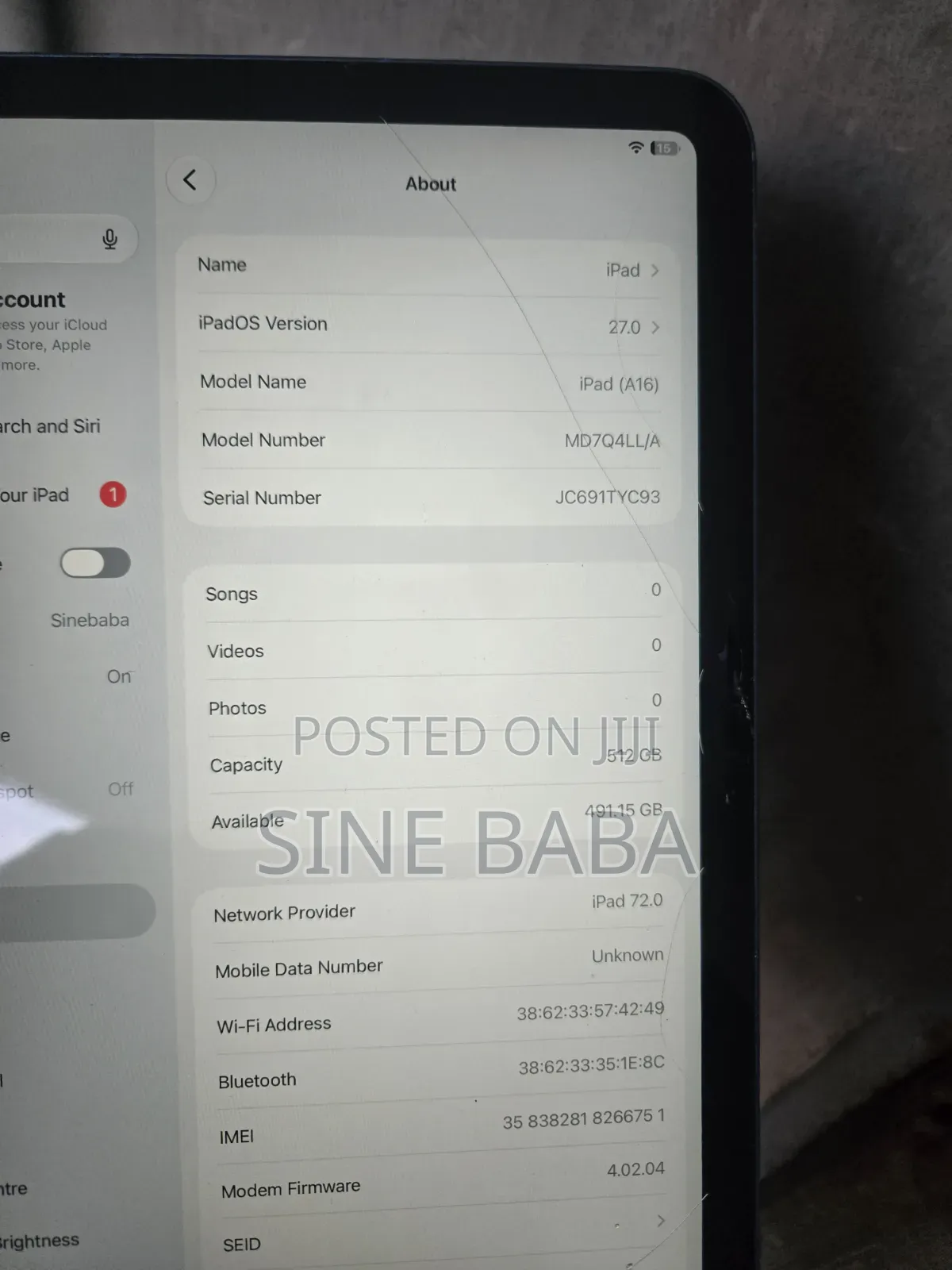 Apple iPad (2025) 512 GB Blue