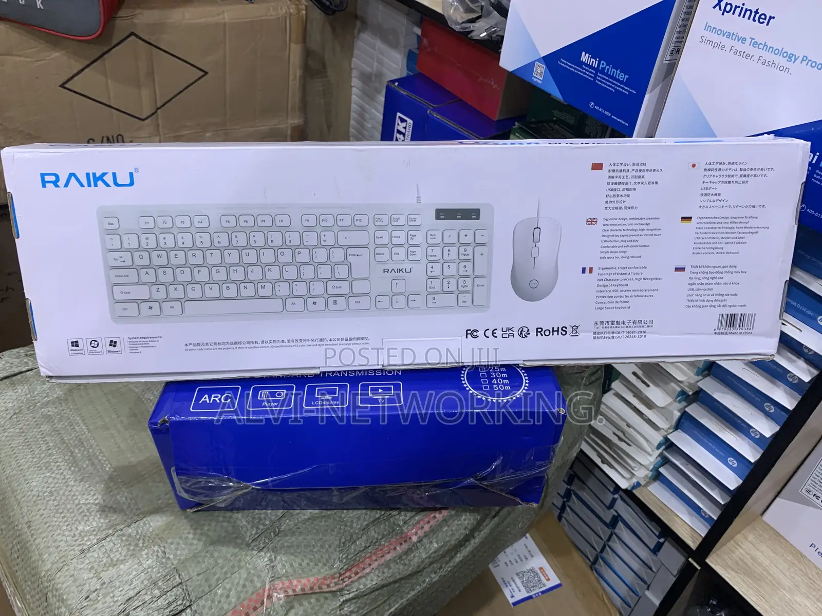 RAIKU LK200 Business Mouse and Keyboard Combo.