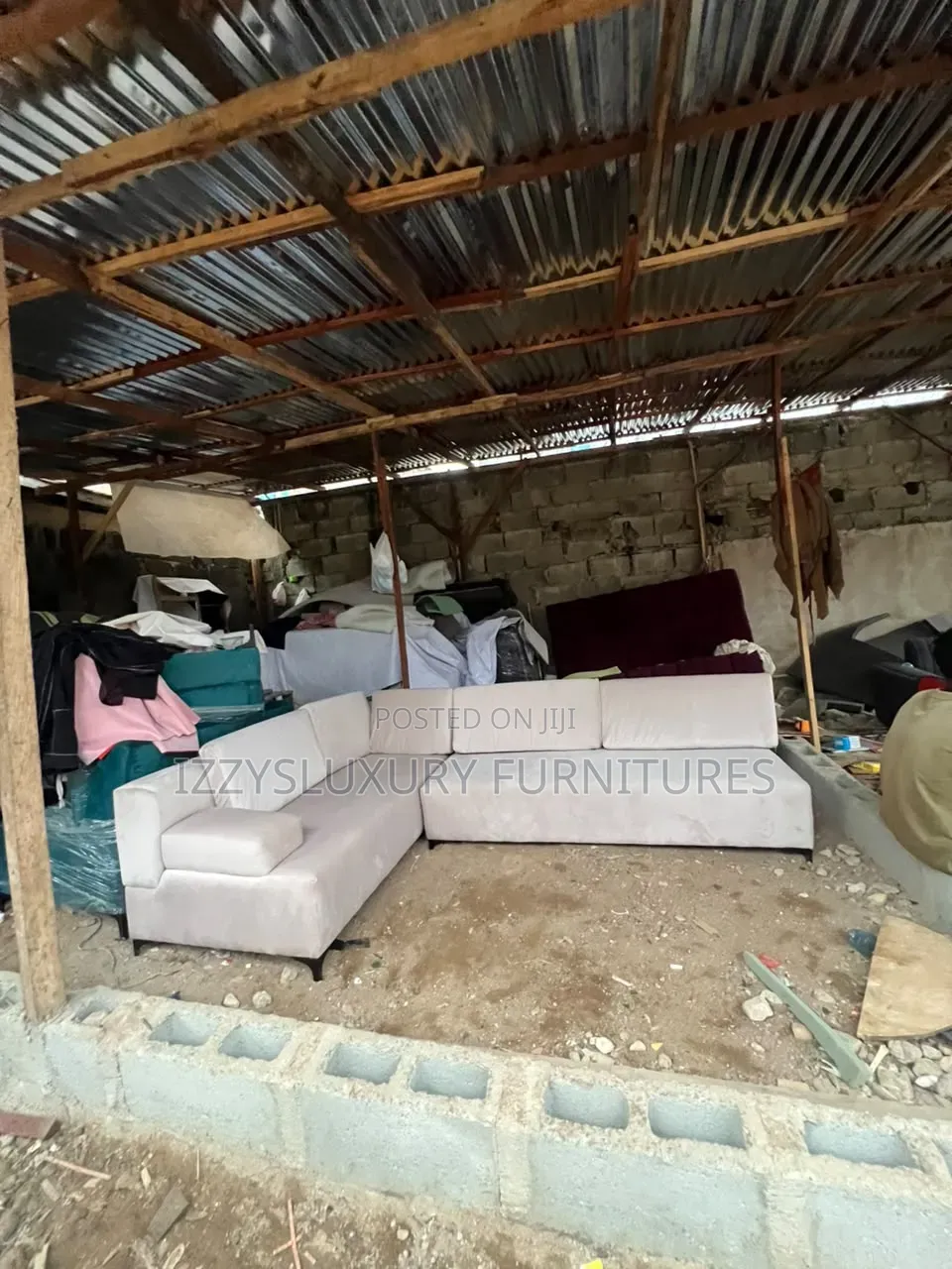 Lshape Sofa With Pillows