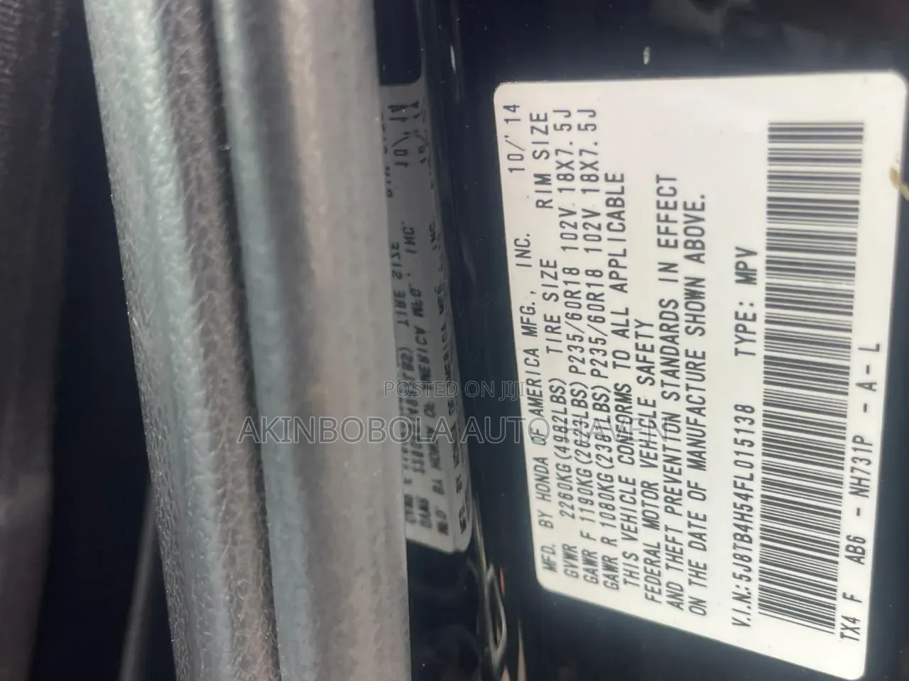 Acura RDX 2016 Black