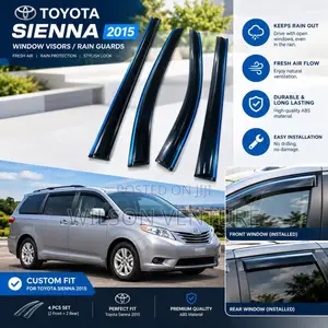 Toyota Sienna 2015 Window Visors – 4-Piece Set