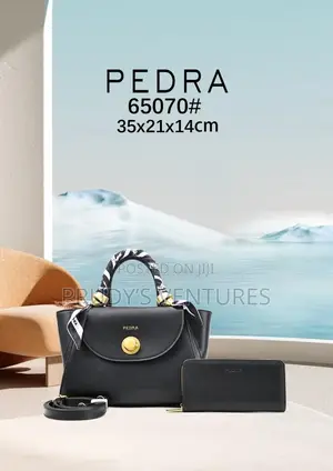Pedra 2 in 1 Original Quality Leather Bag. Walk With Pride