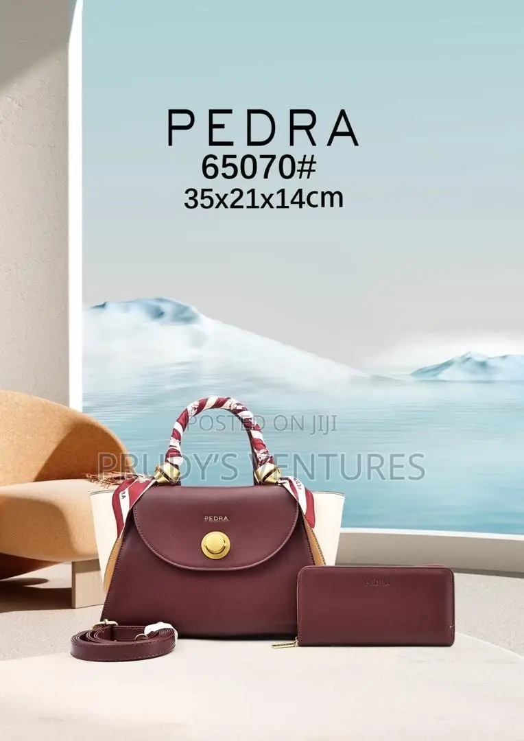 Pedra 2 in 1 Original Quality Leather Bag. Walk With Pride