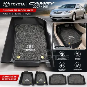 Toyota Camry 2007–2011 TPE Double Layer Rubber Floor Mats