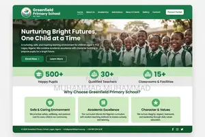Website Design - Online Appointment School Admission Website For