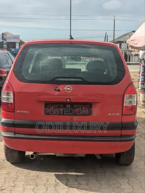 Opel Zafira 1.6 CNG 2005 Red