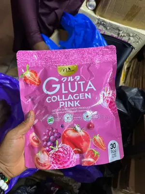 Gluta Pink and Araya Collagen Sachet Powder
